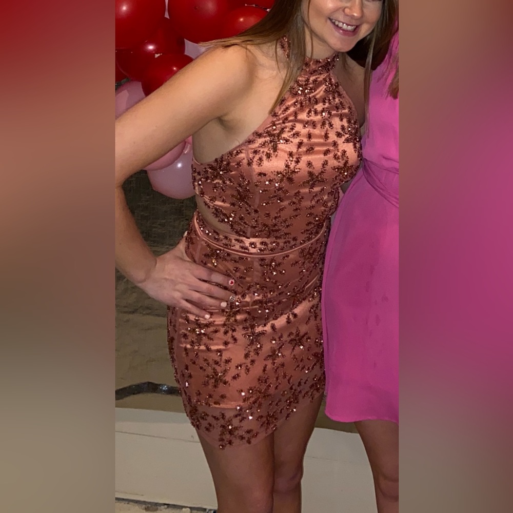 NBD sequin mini dress